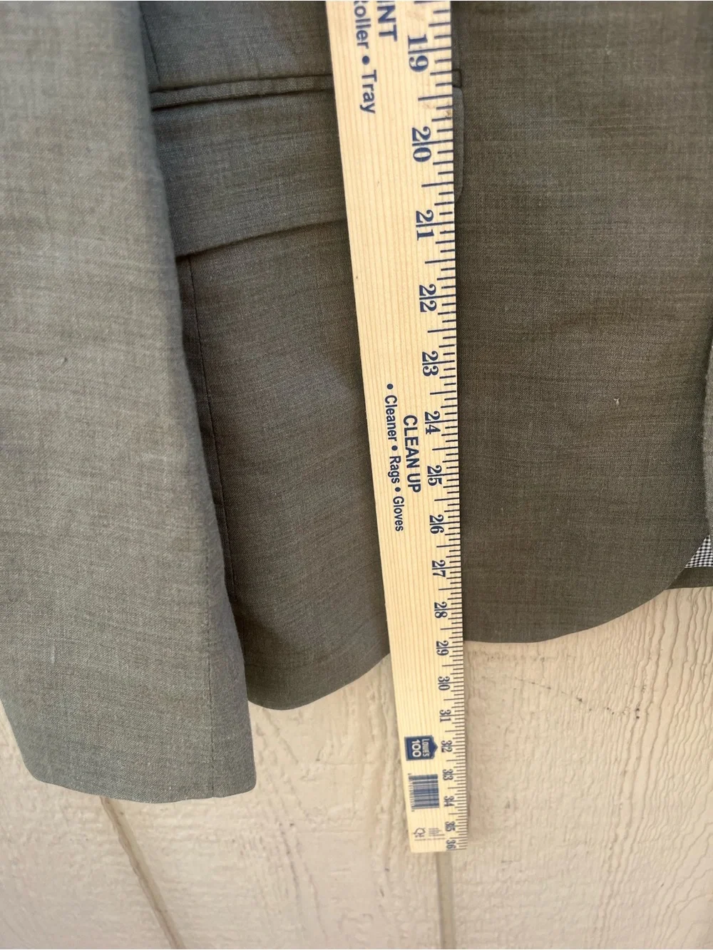 Express Extra Slim Olive Blazer Sport Coat 40R Gingham Lining Linen Old Money